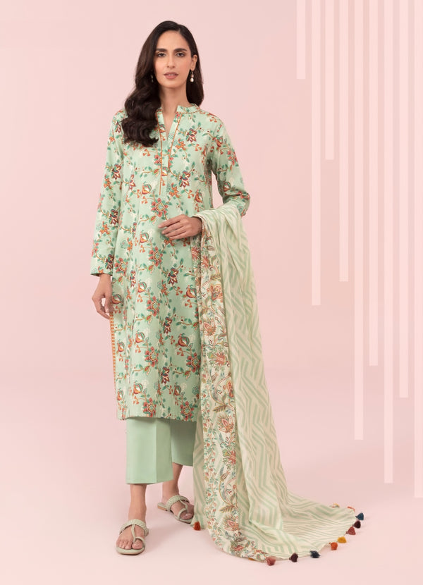 Sapphire 3 Piece Printed Unstitched Suit