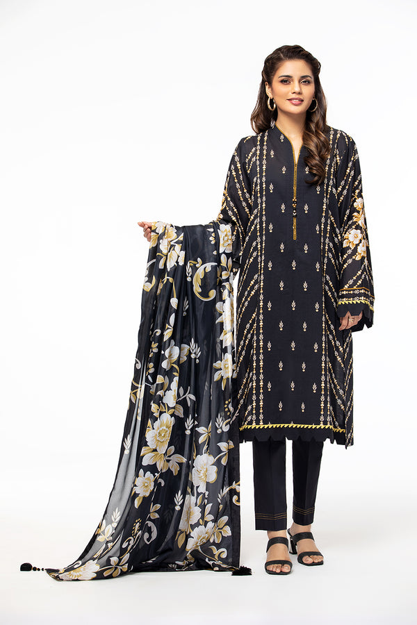 Nishat 3 Piece Printed Unstitched Suit