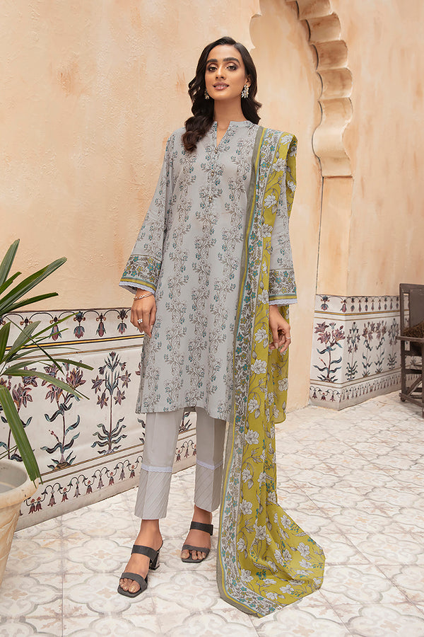 Nishat 3 Piece Printed Unstitched Suit