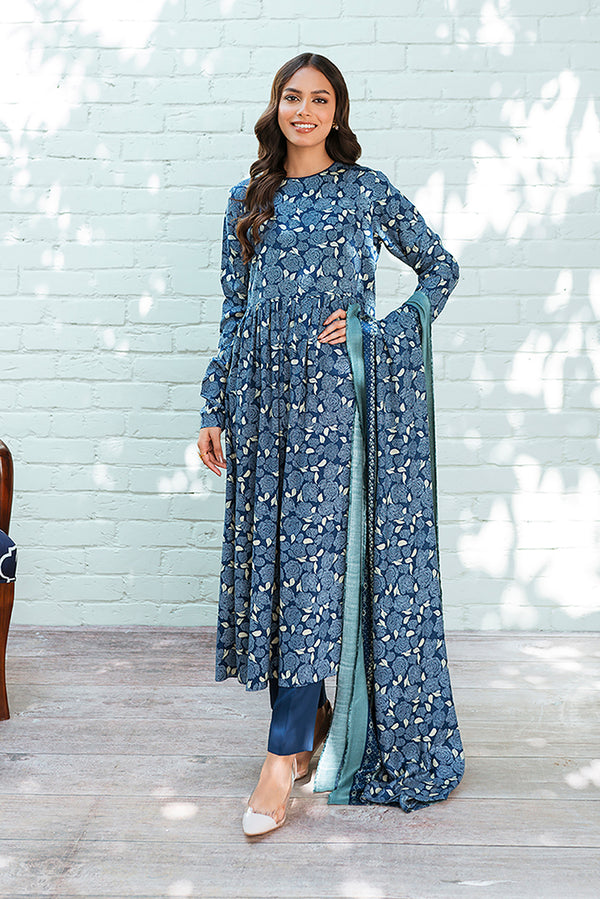 Nishat 3 Piece Printed Unstitched Suit