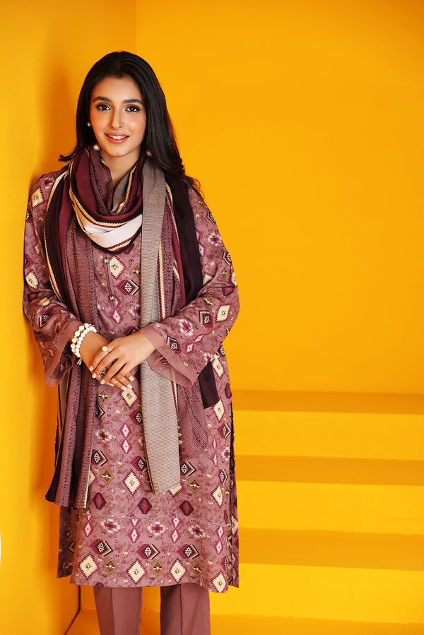 Nishat 3 Piece Winter Unstitched Suit