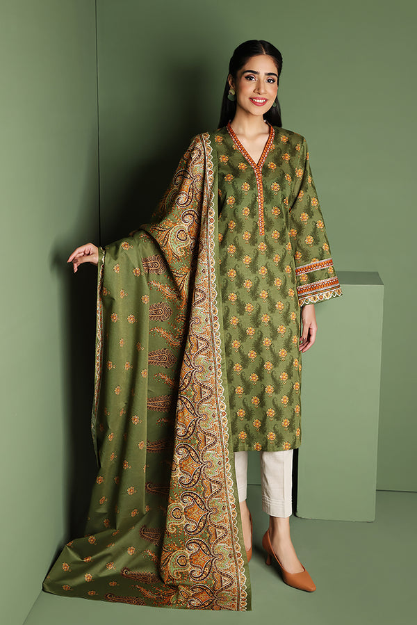 Nishat 3 Piece Printed Unstitched Suit