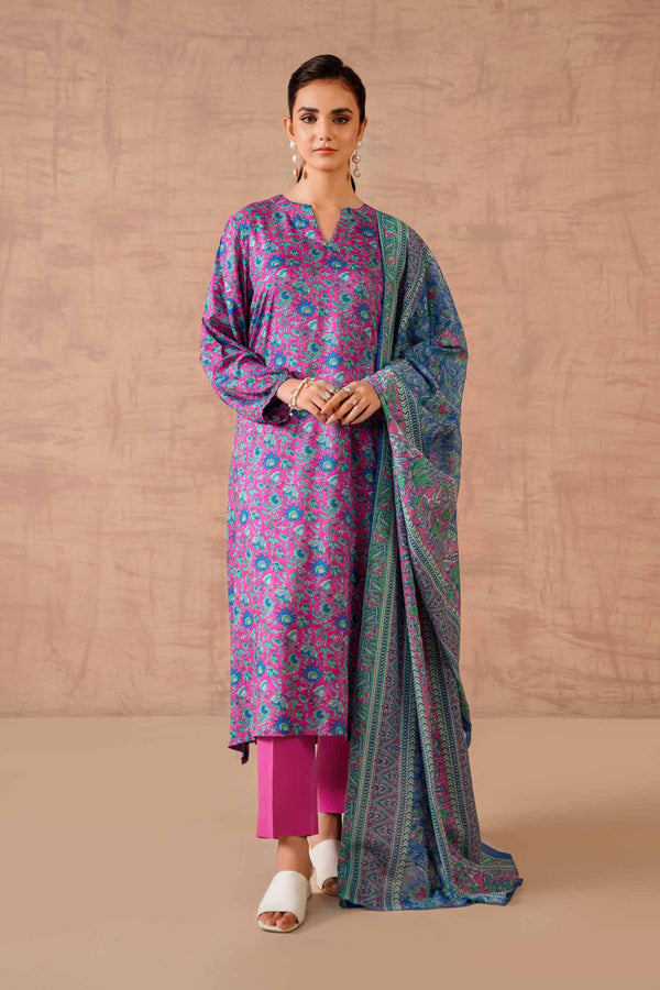 Nishat 3 Piece Printed Unstitched Suit