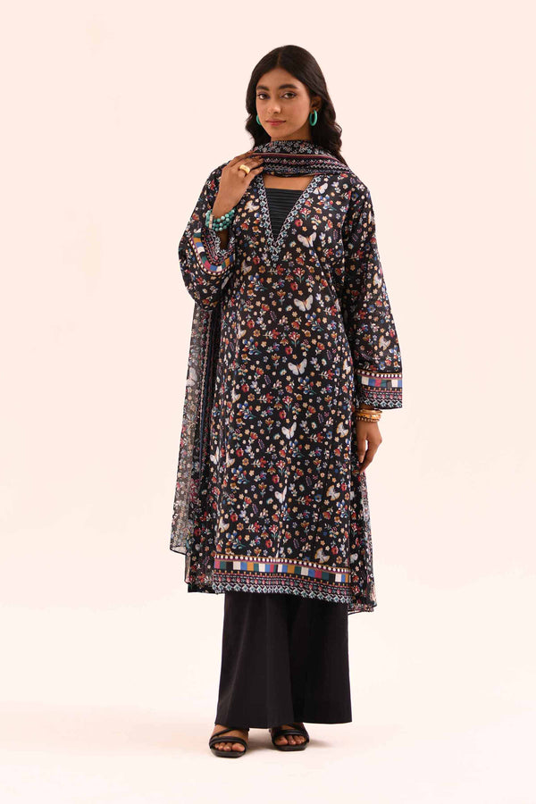 Nishat 3 Piece Printed Unstitched Suit