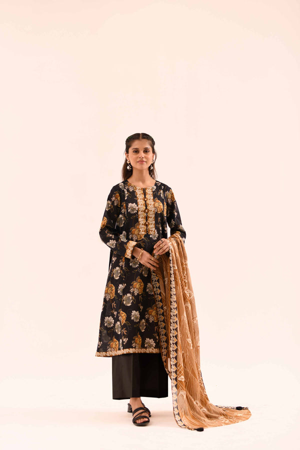 Nishat 3 Piece Printed Unstitched Suit