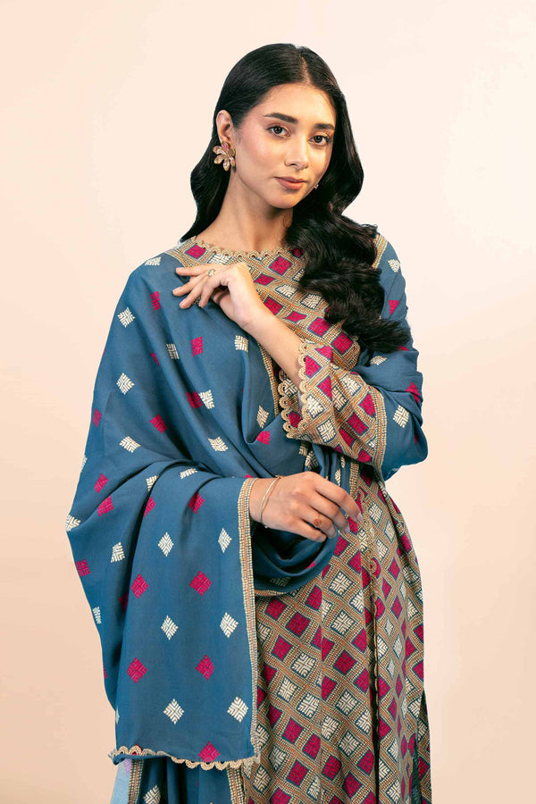 Nishat 3 Piece Winter Unstitched Suit