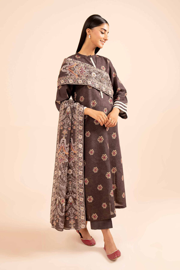 Nishat 3 Piece Winter Unstitched Suit