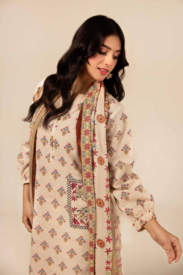 Nishat 3 Piece Winter Unstitched Suit