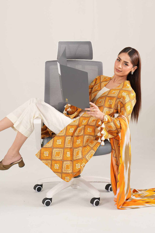 Nishat 3 Piece Winter Emb Unstitched Suit