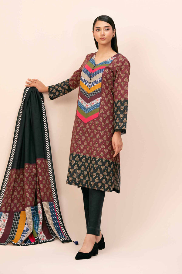 Nishat 3 Piece Winter Unstitched Suit