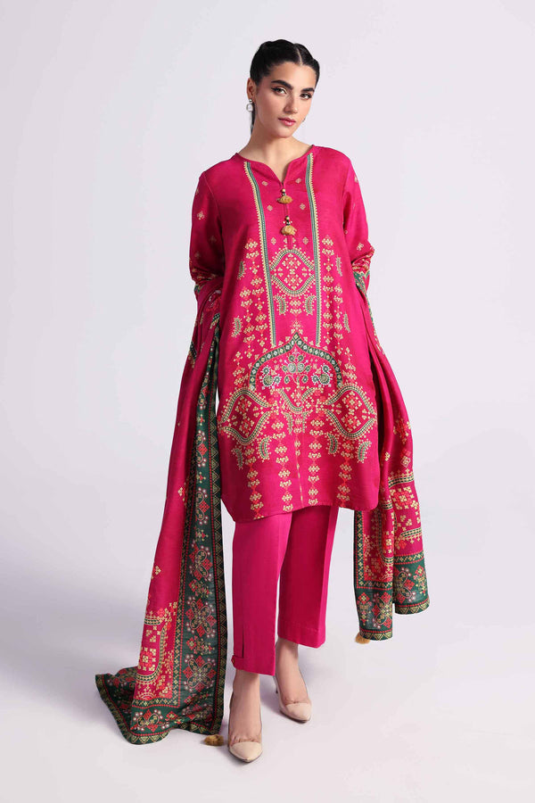Nishat 3 Piece Winter Unstitched Suit