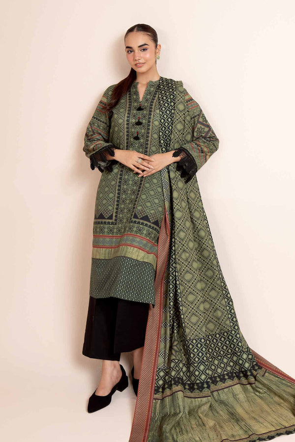 Nishat 3 Piece Winter Unstitched Suit