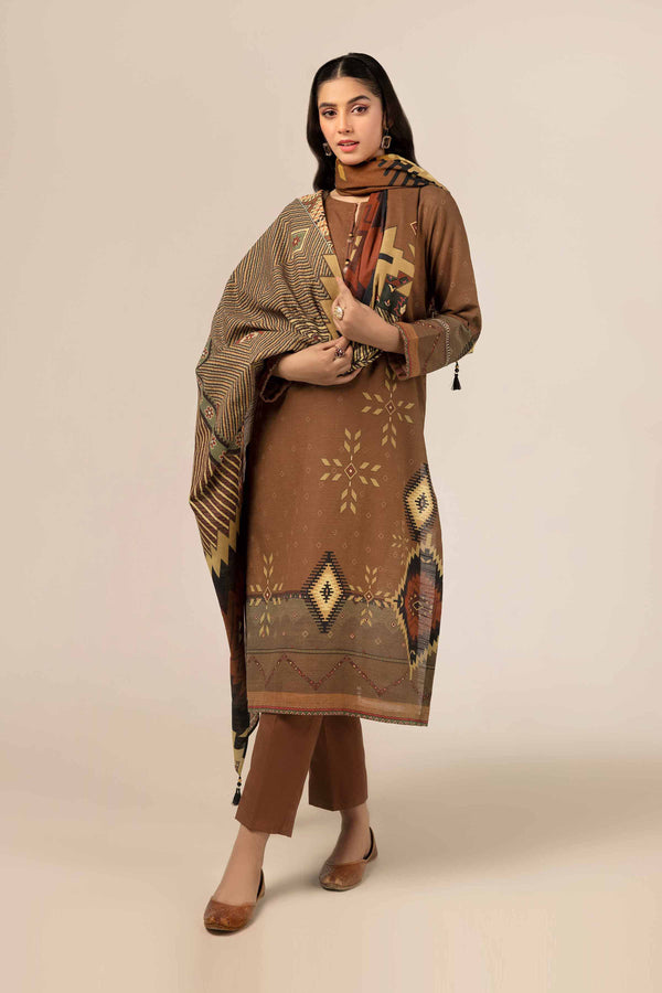 Nishat 3 Piece Winter Unstitched Suit