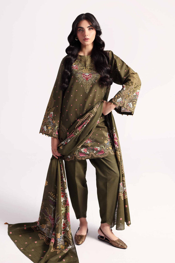 Nishat 3 Piece Winter Unstitched Suit