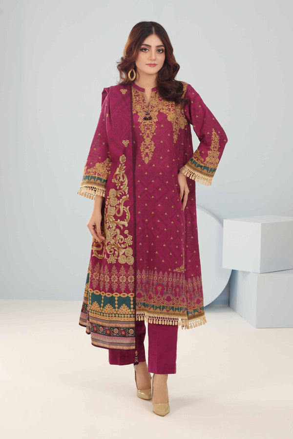 Nishat 3 Piece Winter Unstitched Suit