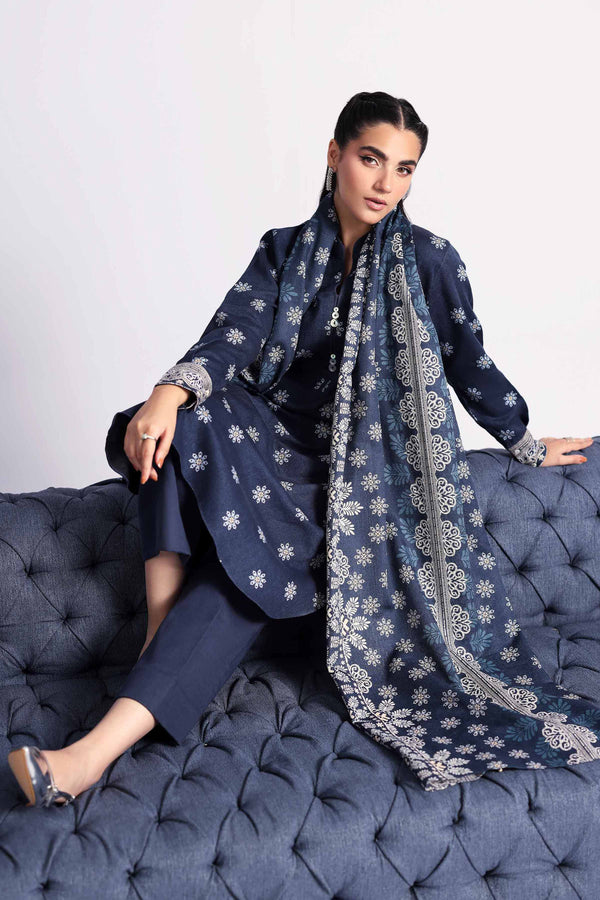 Nishat 3 Piece Winter Unstitched Suit