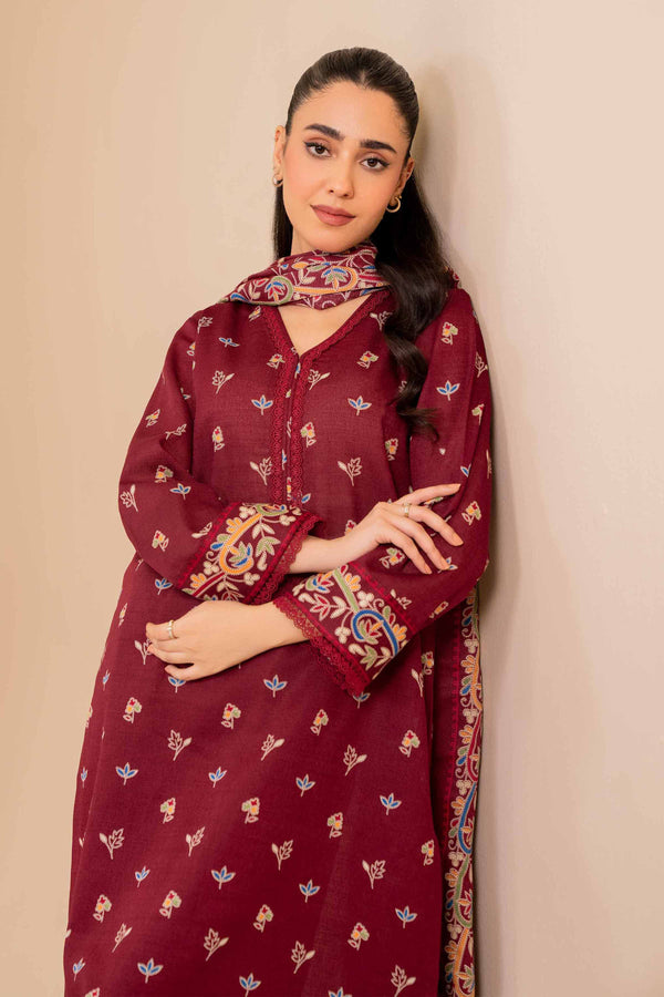 Nishat 3 Piece Winter Unstitched Suit