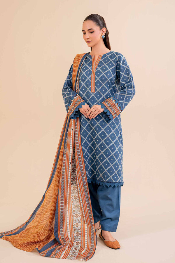 Nishat 3 Piece Winter Unstitched Suit