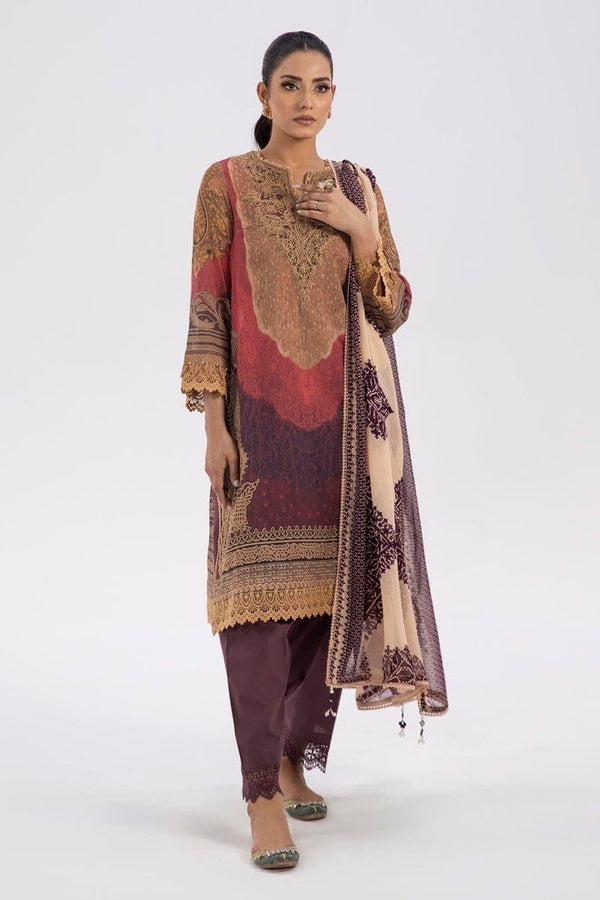 Sana Safinaz 3 Piece Printed Unstitched Suit