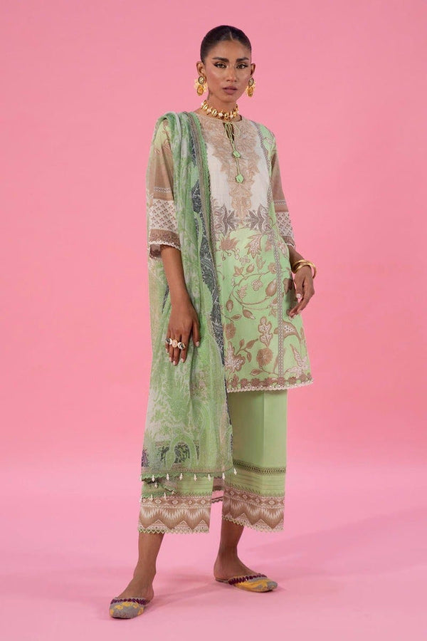 Sana Safinaz 3 Piece Printed Unstitched Suit