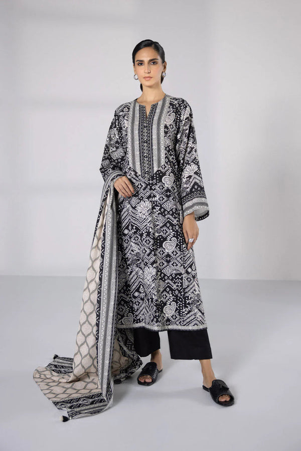 Sapphire 3 Piece Printed Unstitched Suit