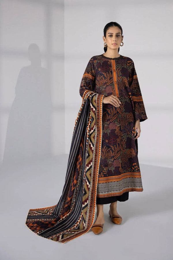 Sapphire 3 Piece Printed Unstitched Suit