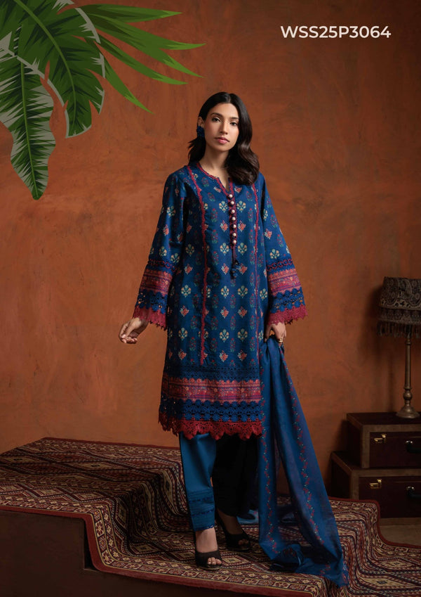 Bonanza Satrangi 3 Piece Printed Unstitched Suit
