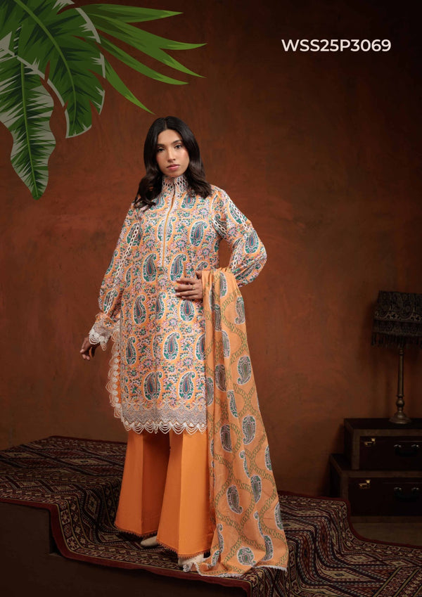 Bonanza Satrangi 3 Piece Printed Unstitched Suit
