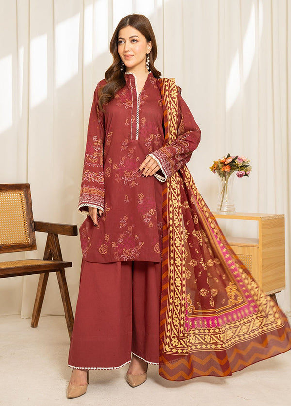 Sule by COCO 3 Piece Printed Unstitched Suit