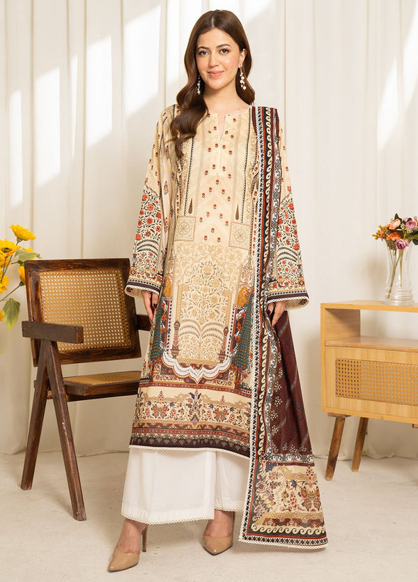 Sule by COCO 3 Piece Printed Unstitched Suit