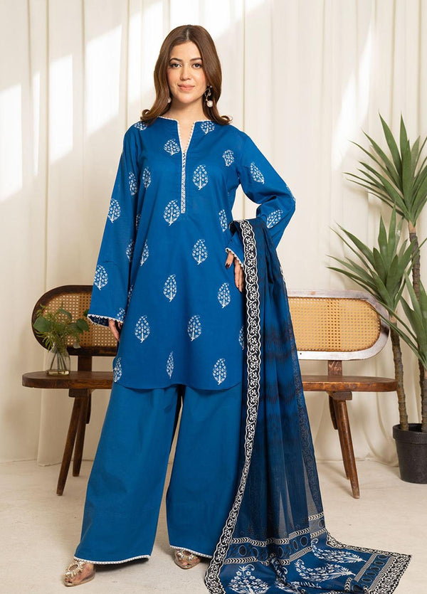 Sule by COCO 3 Piece Printed Unstitched Suit