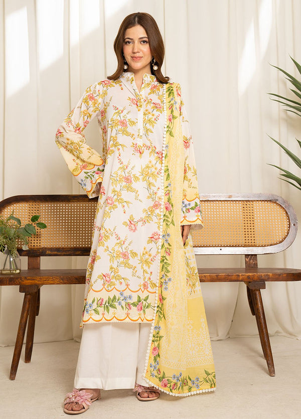 Sule by COCO 3 Piece Printed Unstitched Suit