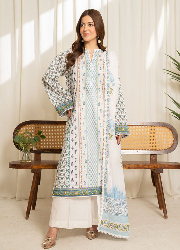 Sule by COCO 3 Piece Printed Unstitched Suit