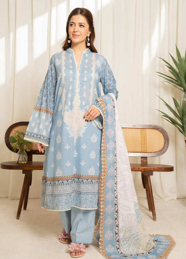 Sule by COCO 3 Piece Printed Unstitched Suit